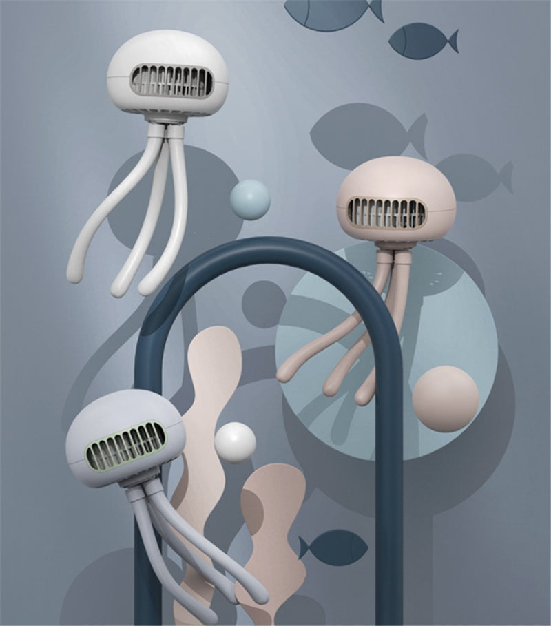 Jellyfish Octopus Baby Stroller Electric Cooling Fan