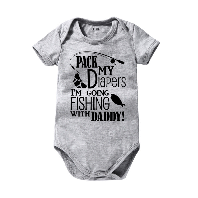 Pure Cotton Baby Printed Romper Bodysuit Jumpsuit