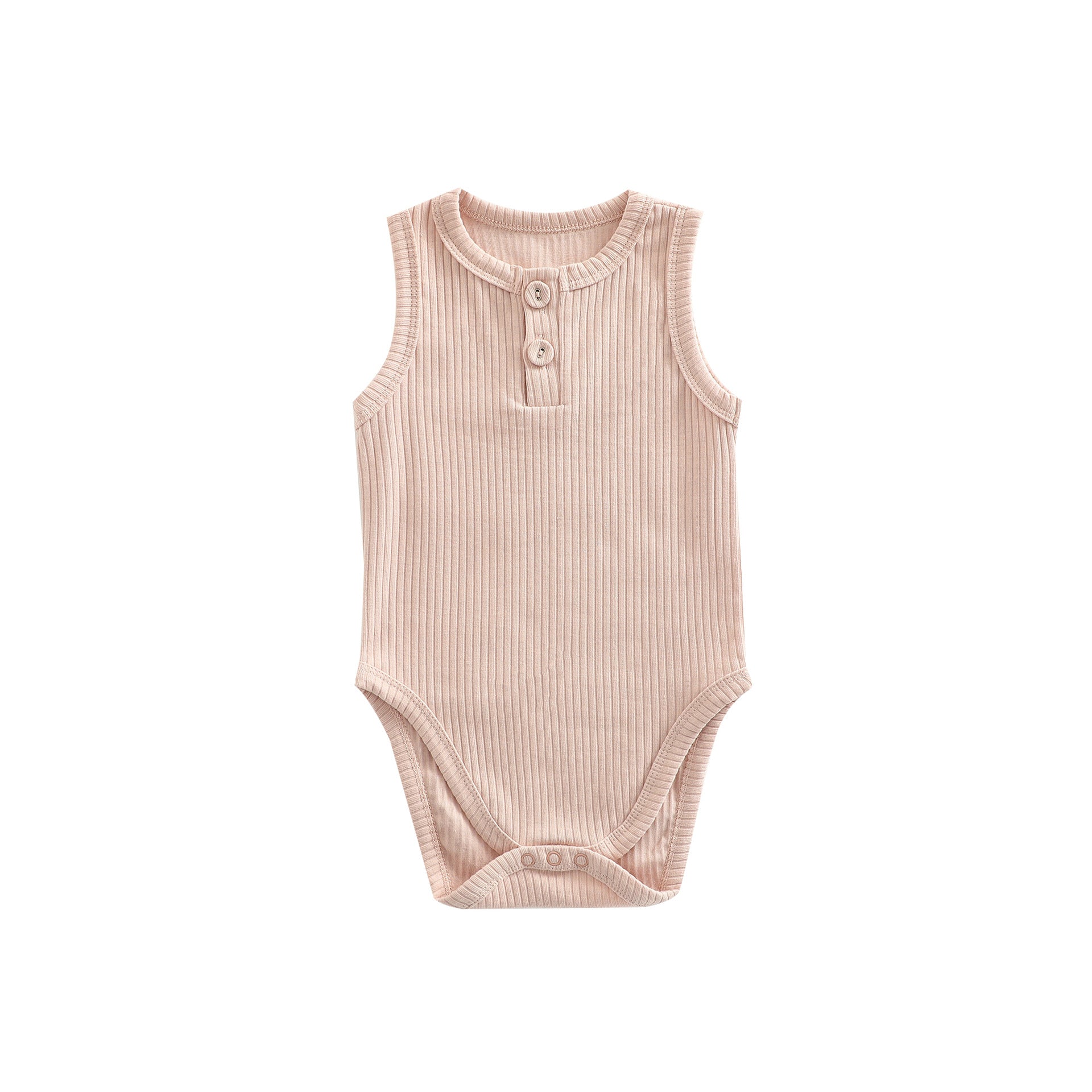 Pure Cotton Baby Girl Striped Vest Romper