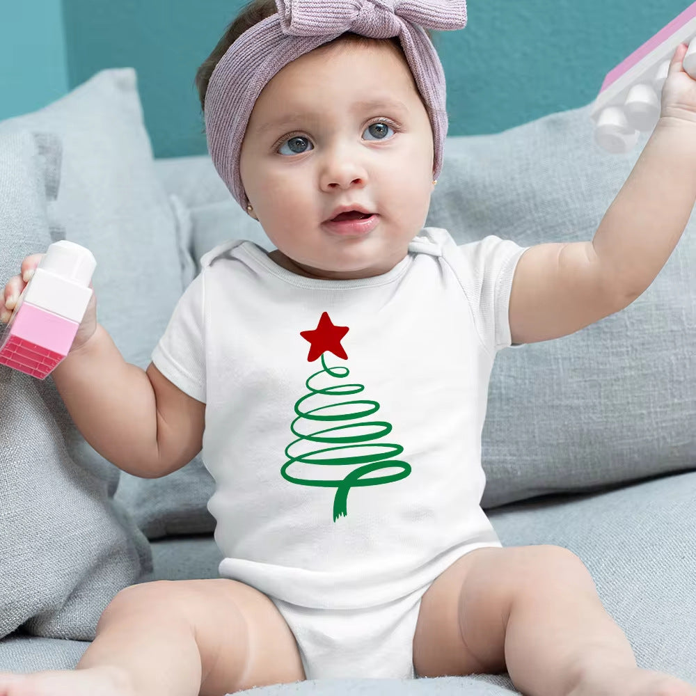 Cotton Baby Short Sleeve Romper Coating Outfit