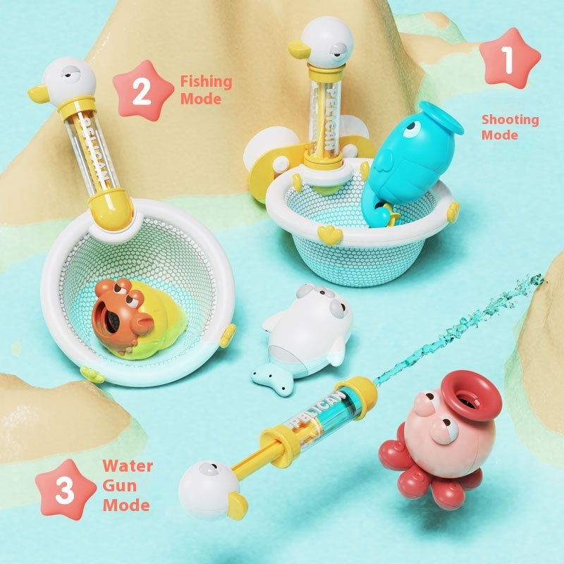 Baby Fishing Marine Life Bath Shower Toys