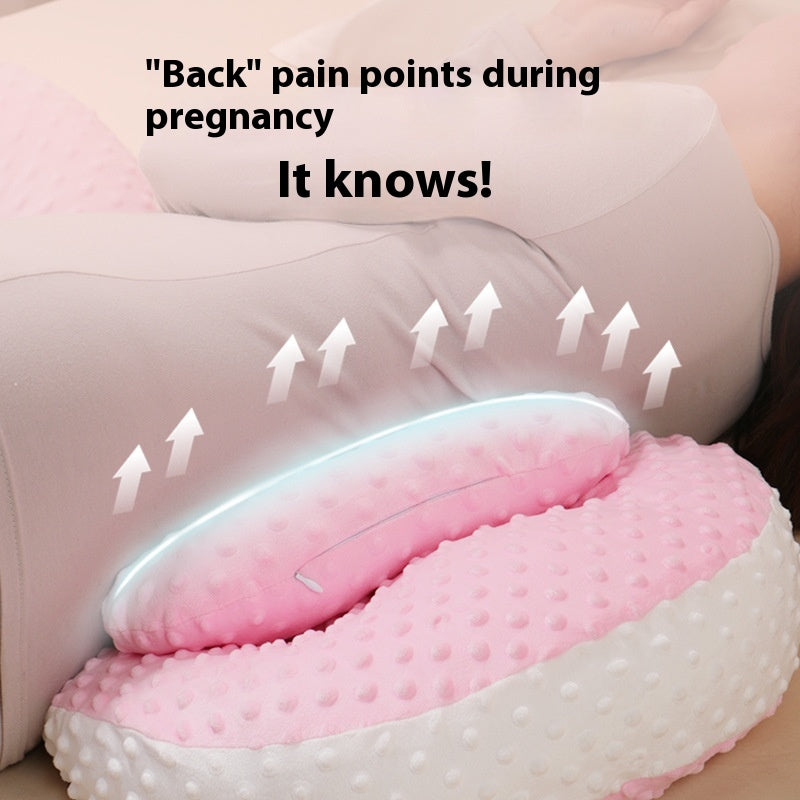Multifunctional U-Shaped Maternity Waist Support Pillow for Pregnancy Comfort