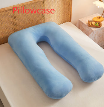 Multifunctional Pure Cotton U-Shaped Maternity Pillow Removable Washable Cover