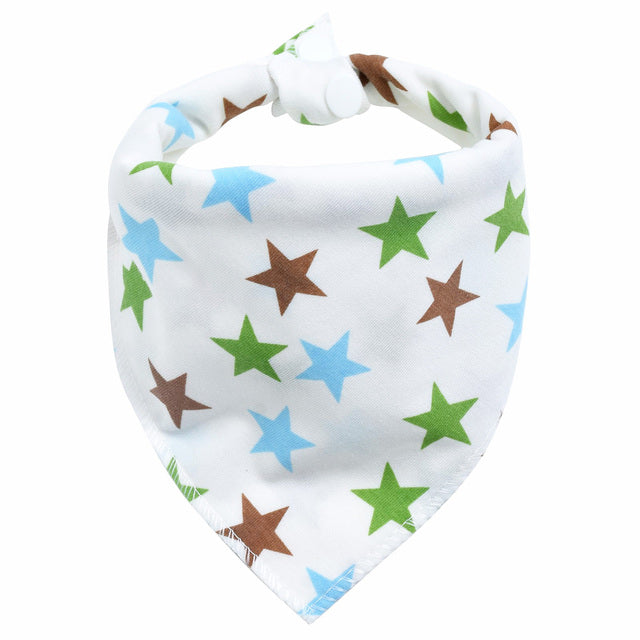 Newborn Baby Handkerchief Bib for Feeding and Drool Protection