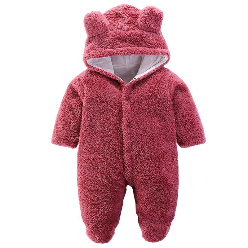 Newborn Baby Autumn And Winter Jumpsuit Outfit