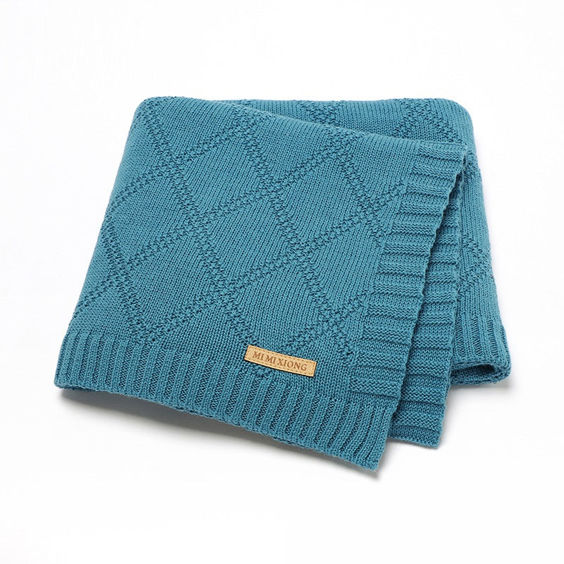 Soft Knitted Baby Blanket For Newborn Comfort And Warmth Cozy Daily Use