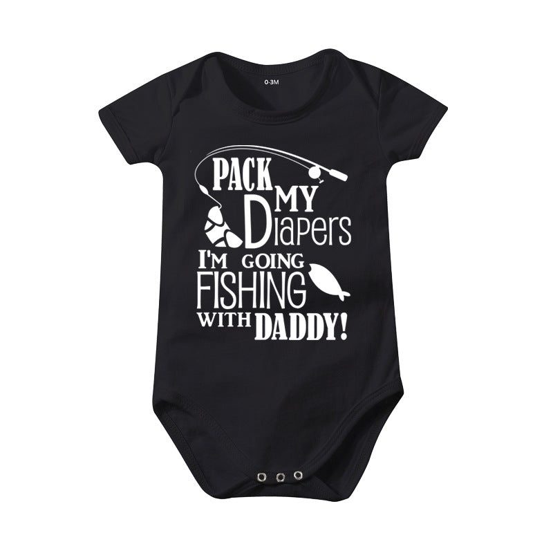 Pure Cotton Baby Printed Romper Bodysuit Jumpsuit