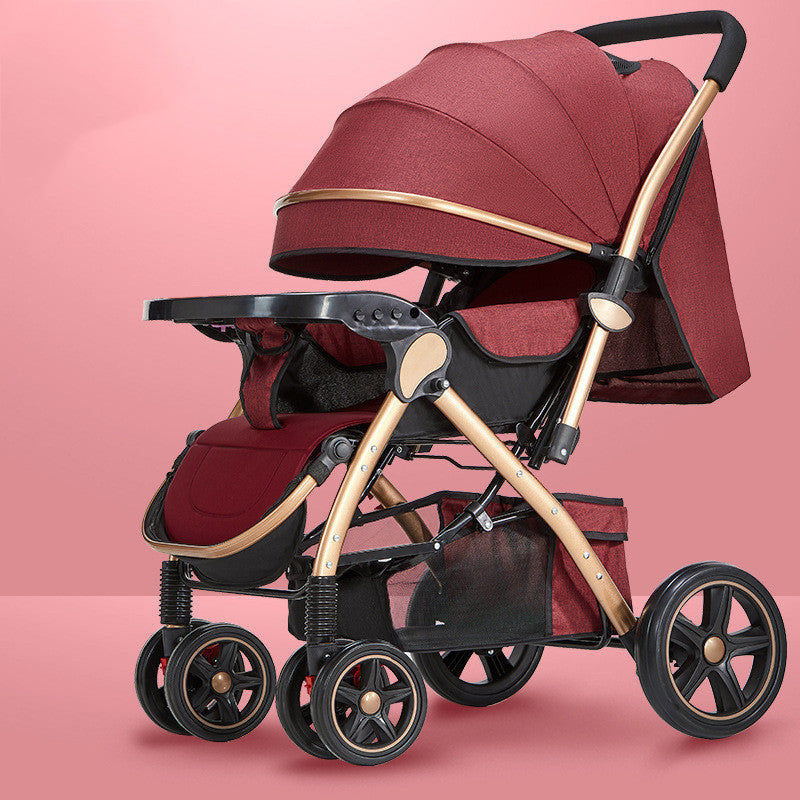 Lightweight Foldable Baby Stroller for Easy Travel and Storage
