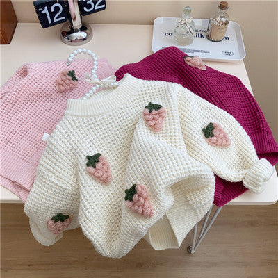 Winter Baby Girls Sweater Outfit