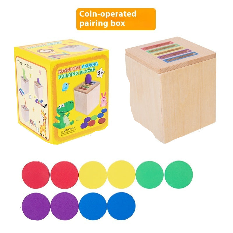 Wooden Sorting & Matching Toy for Toddlers