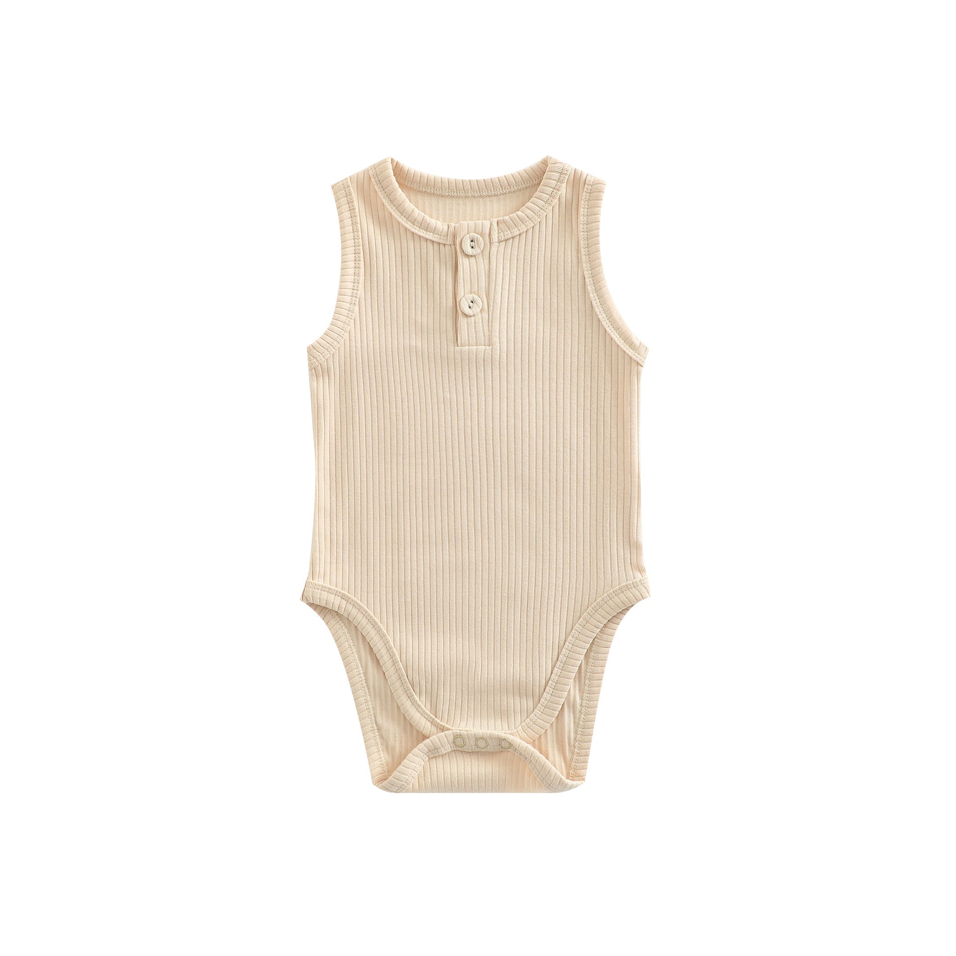 Pure Cotton Baby Girl Striped Vest Romper