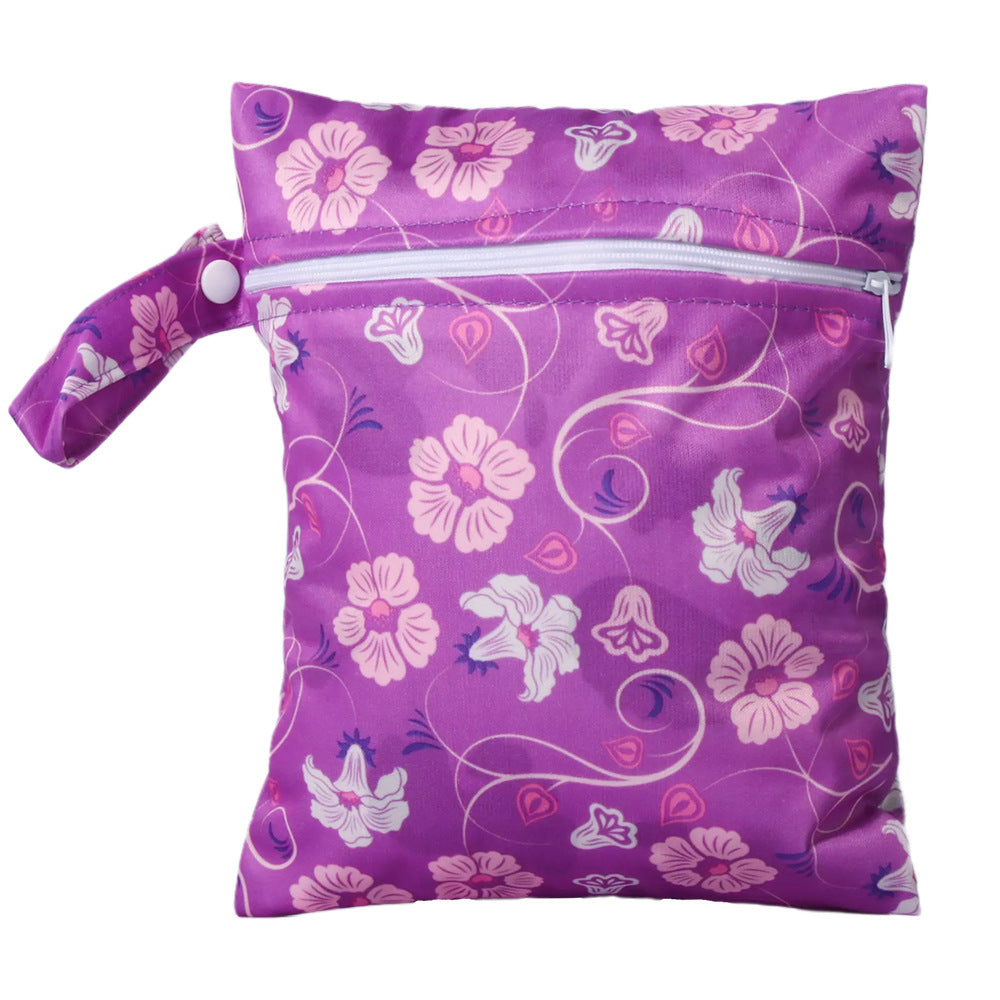 Portable Waterproof Baby Diaper Storage Bag for Travel And Organization