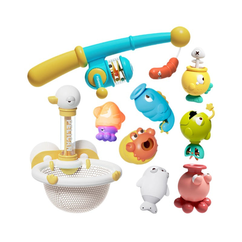 Baby Fishing Marine Life Bath Shower Toys