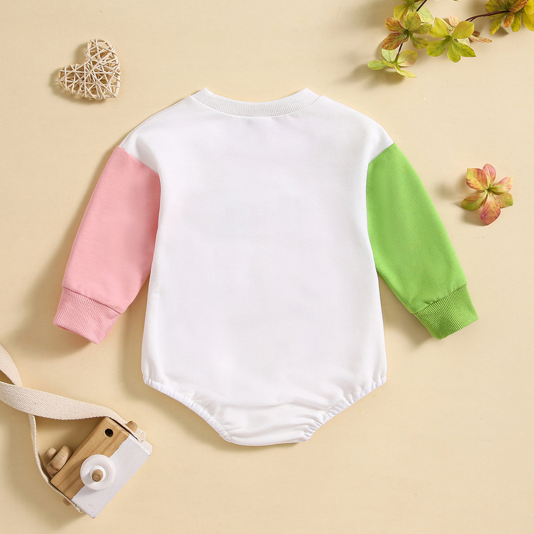 Cute Letter Print Baby Romper Jumpsuit