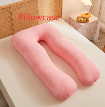 Multifunctional Pure Cotton U-Shaped Maternity Pillow Removable Washable Cover
