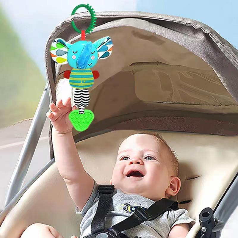 Musical Elephant Hanging Teether Baby Toy