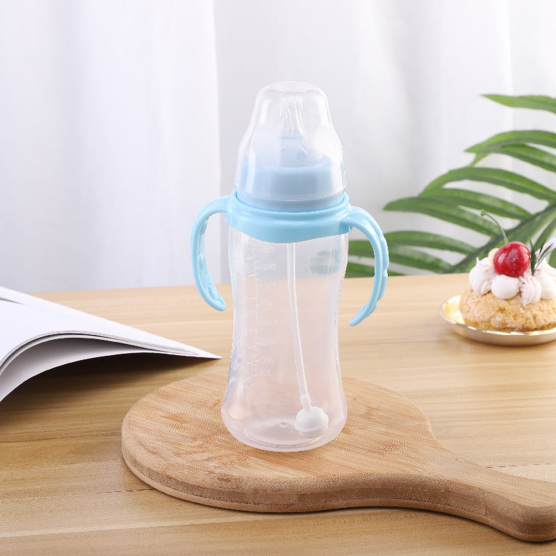 Wide Mouth PP Baby Feeding Bottle for Easy Cleaning and Feeding
