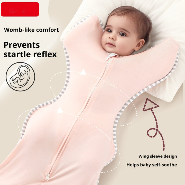 Modal Breathable Baby Swaddle Sleeping Bag for Newborn Baby Comfort