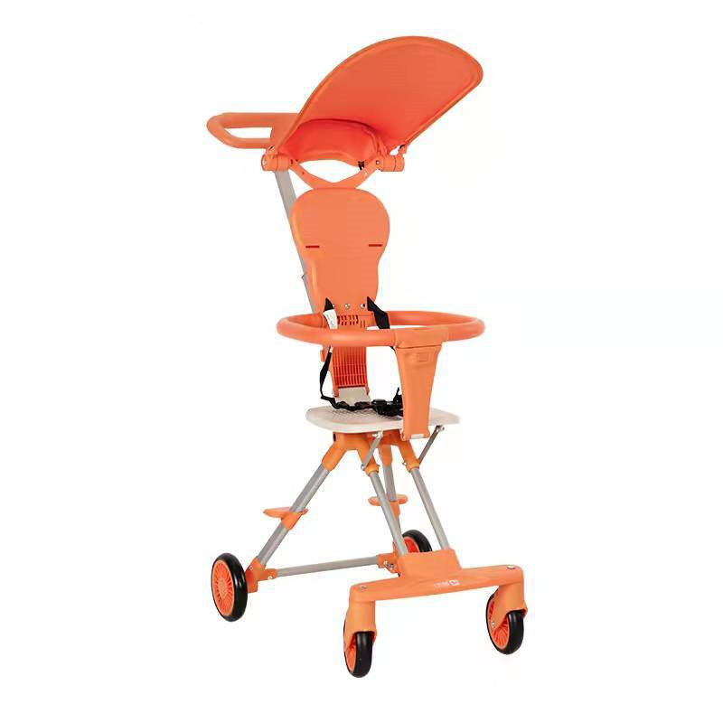 Lightweight Foldable Two Way Baby Stroller for Travel Use