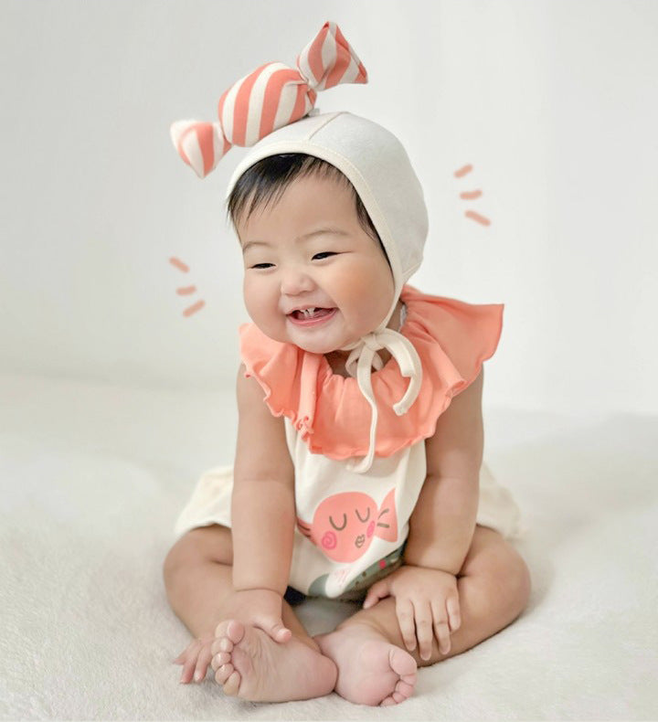 Korean Candy Print Baby Romper Suit Cute Jumpsuit
