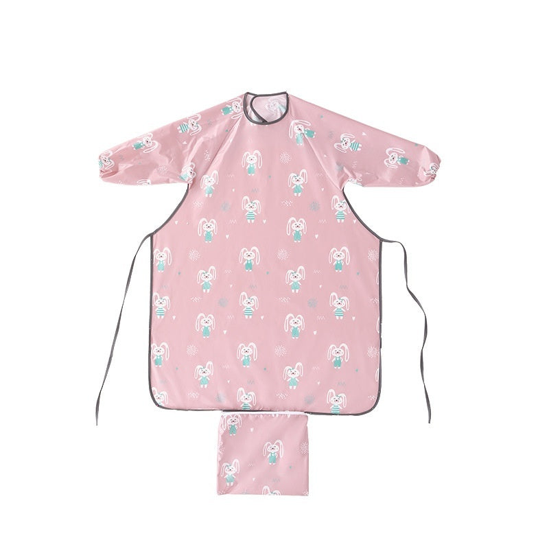 Baby Feeding Bib Cover Anti-Dirty Dining Chair Protective Gown