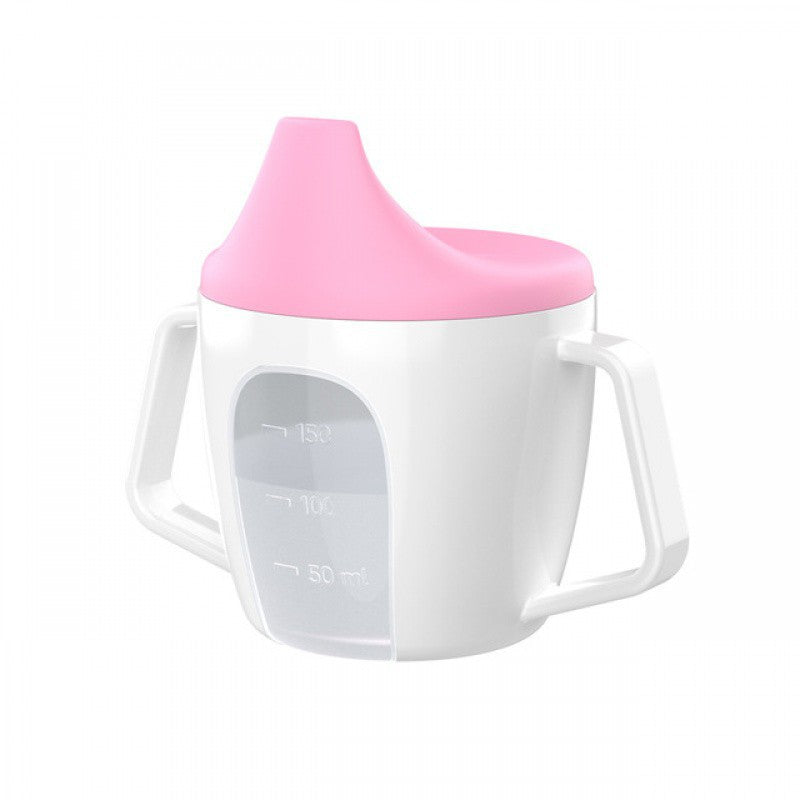 Silicone Baby Feeding Bottle with Straw Kids Drinking Mug