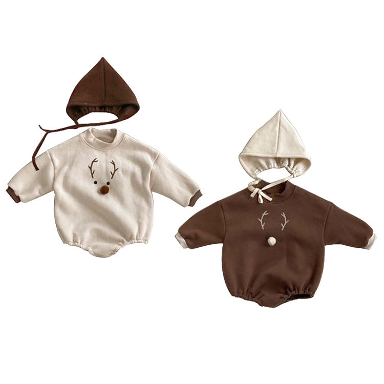 Baby Christmas Romper Outfit For Autumn And Winter