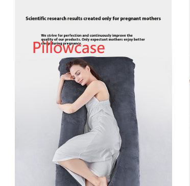 Multifunctional Pure Cotton U-Shaped Maternity Pillow Removable Washable Cover