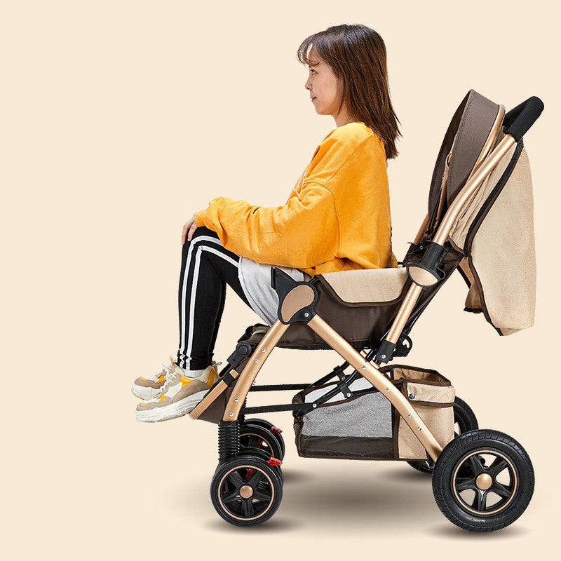 Lightweight Foldable Baby Stroller for Easy Travel and Storage