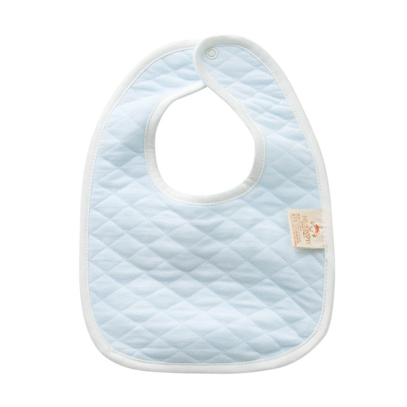 Thickened Double Layer Cotton Baby Feeding Bib for Newborns