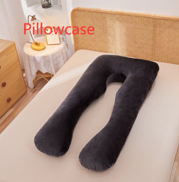 Multifunctional Pure Cotton U-Shaped Maternity Pillow Removable Washable Cover