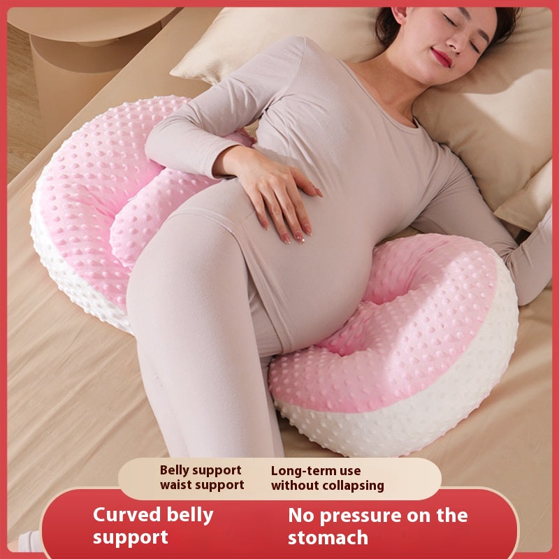Multifunctional U-Shaped Maternity Waist Support Pillow for Pregnancy Comfort
