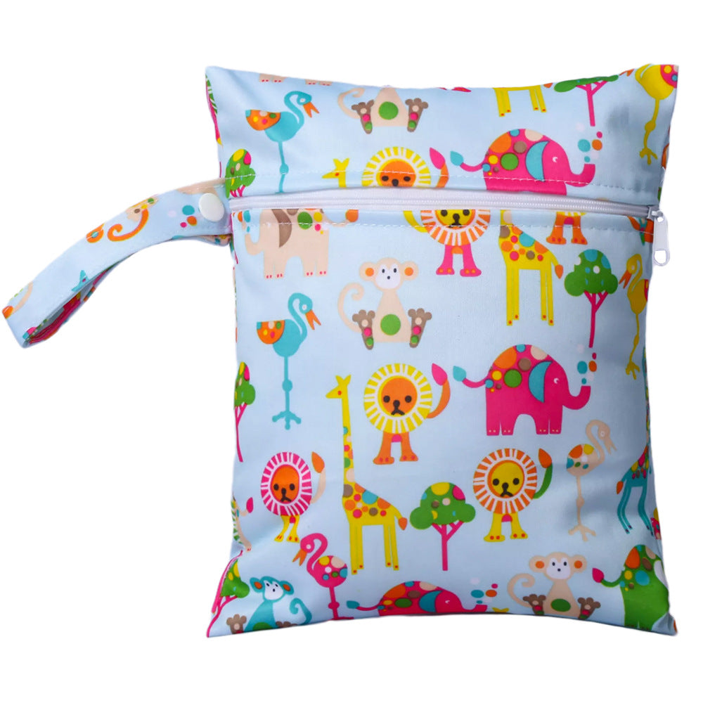 Portable Waterproof Baby Diaper Storage Bag for Travel And Organization