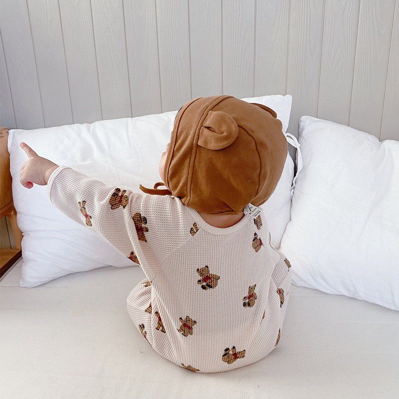 Baby Western Style One-Piece Romper Comfortable Pajamas