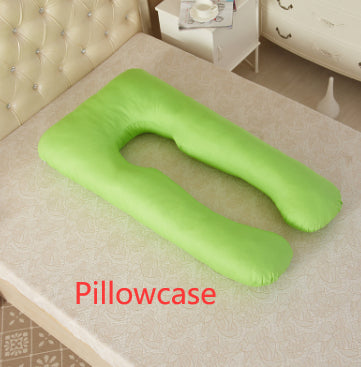 Multifunctional Pure Cotton U-Shaped Maternity Pillow Removable Washable Cover