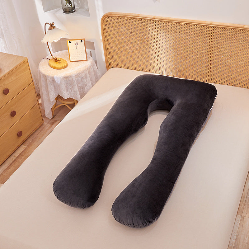 Multifunctional Pure Cotton U-Shaped Maternity Pillow Removable Washable Cover