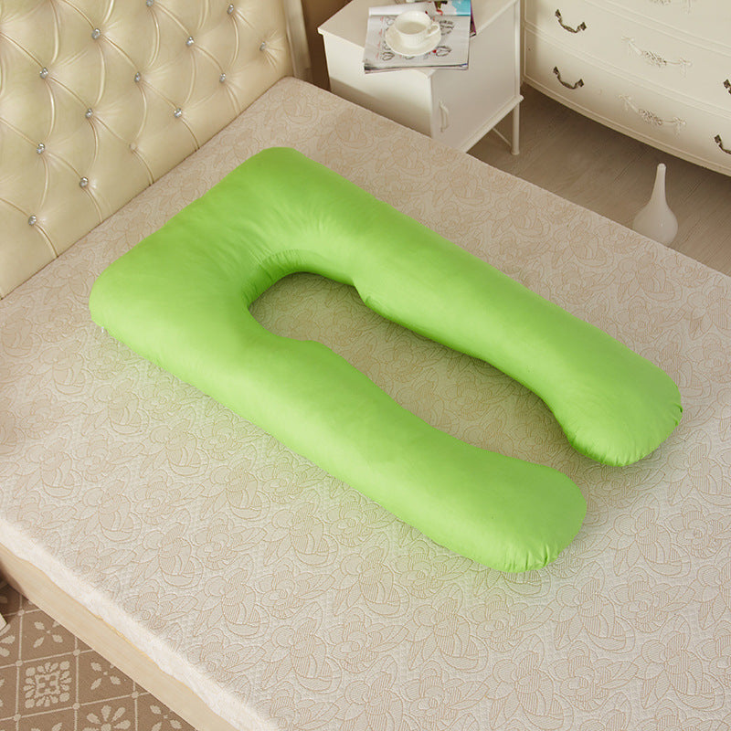Multifunctional Pure Cotton U-Shaped Maternity Pillow Removable Washable Cover