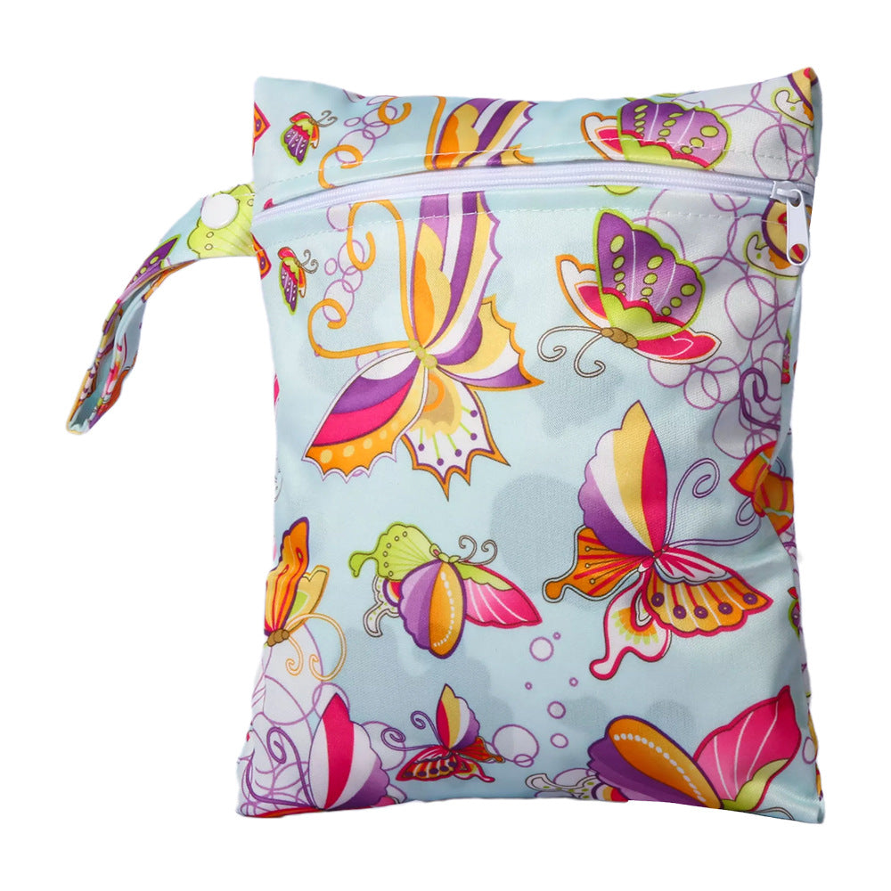 Portable Waterproof Baby Diaper Storage Bag for Travel And Organization