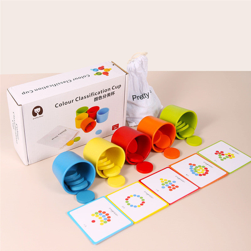 Baby Color Sorting Educational Cup Toys