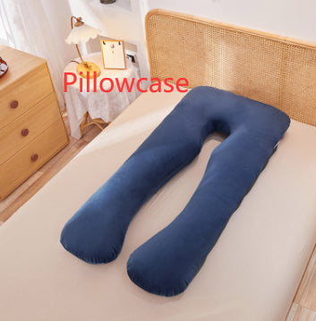 Multifunctional Pure Cotton U-Shaped Maternity Pillow Removable Washable Cover