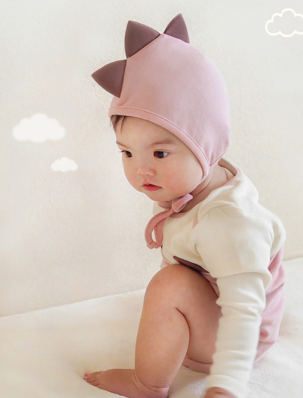 Color Matching Baby Romper Set Cute Jumpsuit