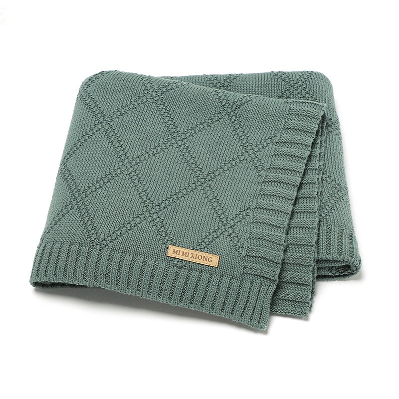 Soft Knitted Baby Blanket For Newborn Comfort And Warmth Cozy Daily Use