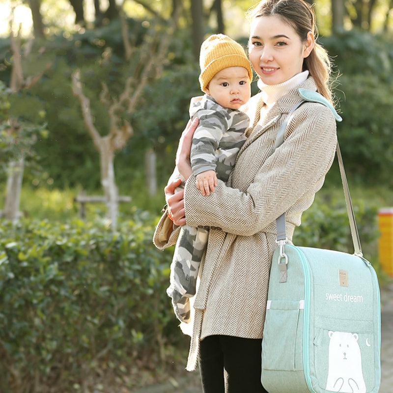Portable Anti-Pressure Baby Crib Bed-In for Newborn Comfort